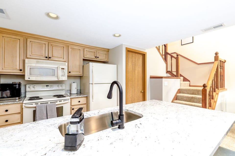 Fully stocked kitchen