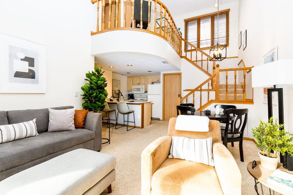 Bright, airy living room