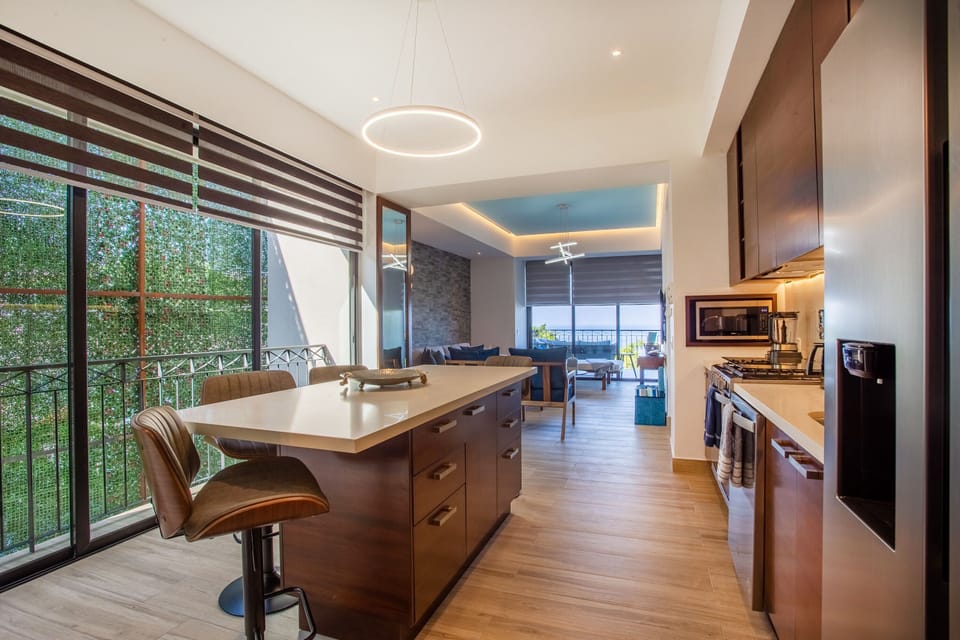 Enjoy the nature view while you cook