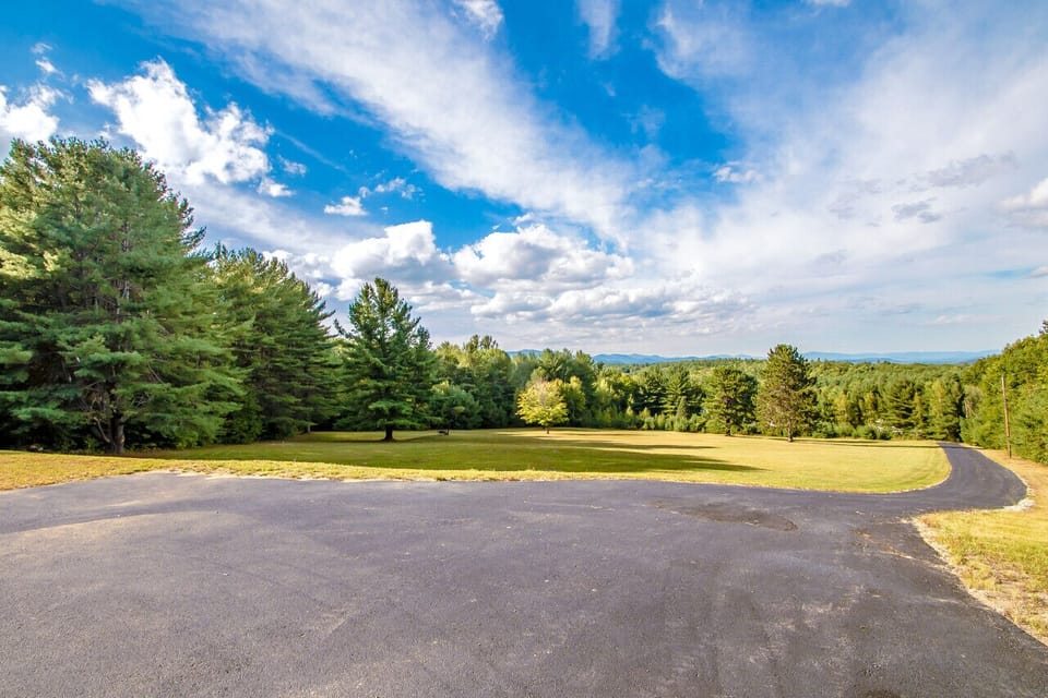 Expansive beauty of the spacious field just outside