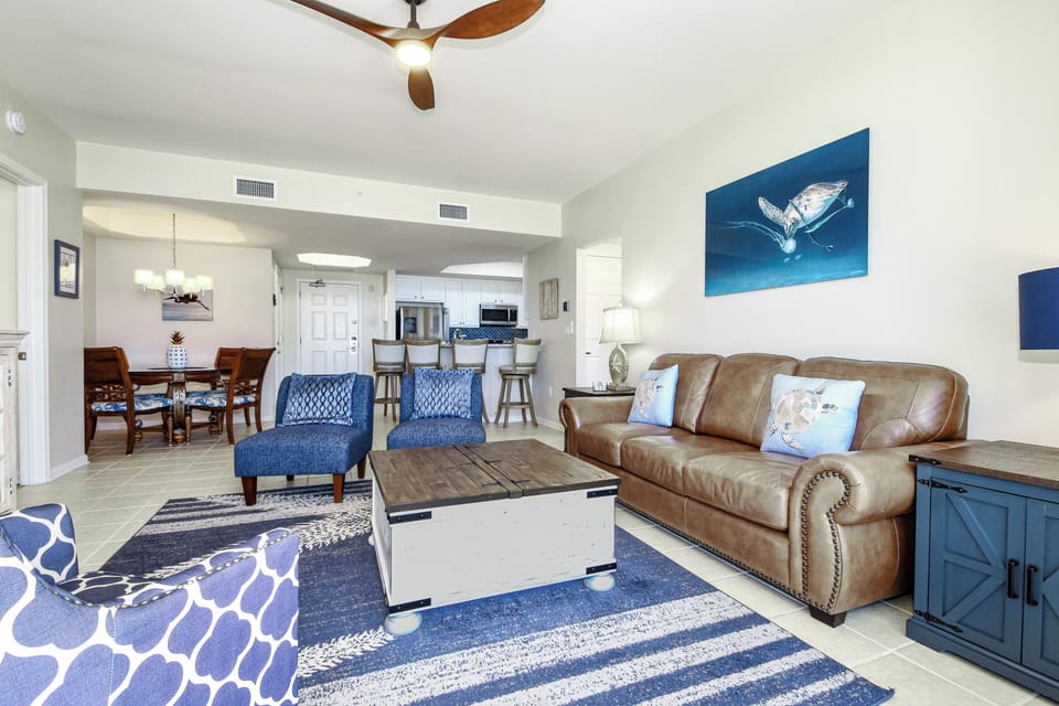 Silver Shells St. Lucia 403- Open Living Area