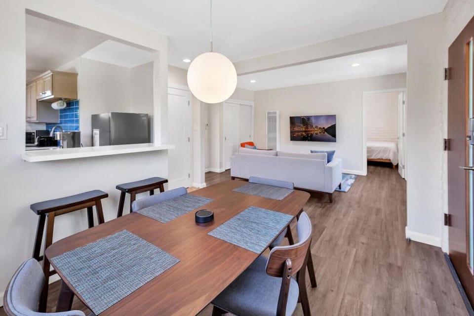 Living Room, Dining Area and Kitchen