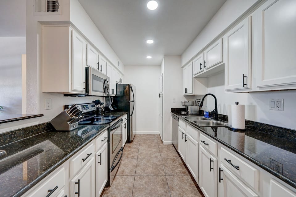 Well Appointed Galley Kitchen with all appliances and amenities.