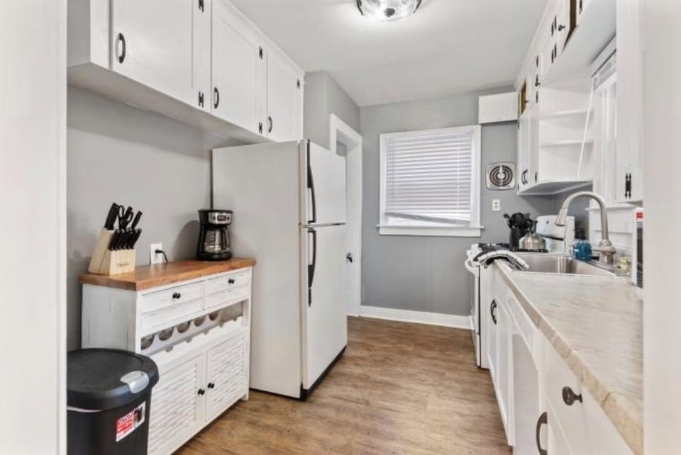 Kitchen #1 equipped with all your main cooking essentials.  