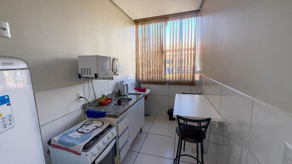 Apartment | Private kitchen | Fridge, microwave, oven, blender