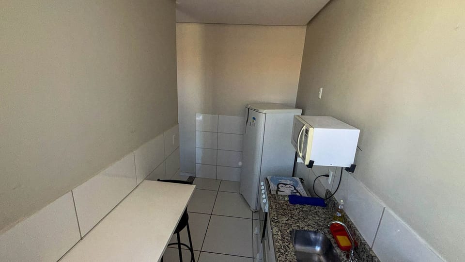 Apartment | Private kitchen | Fridge, microwave, oven, blender