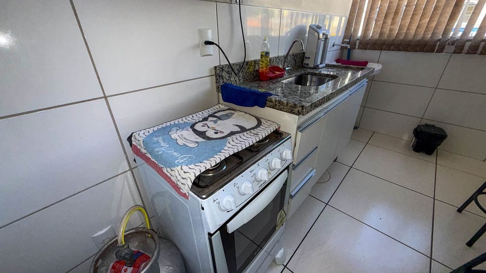 Apartment | Private kitchen | Fridge, microwave, oven, blender
