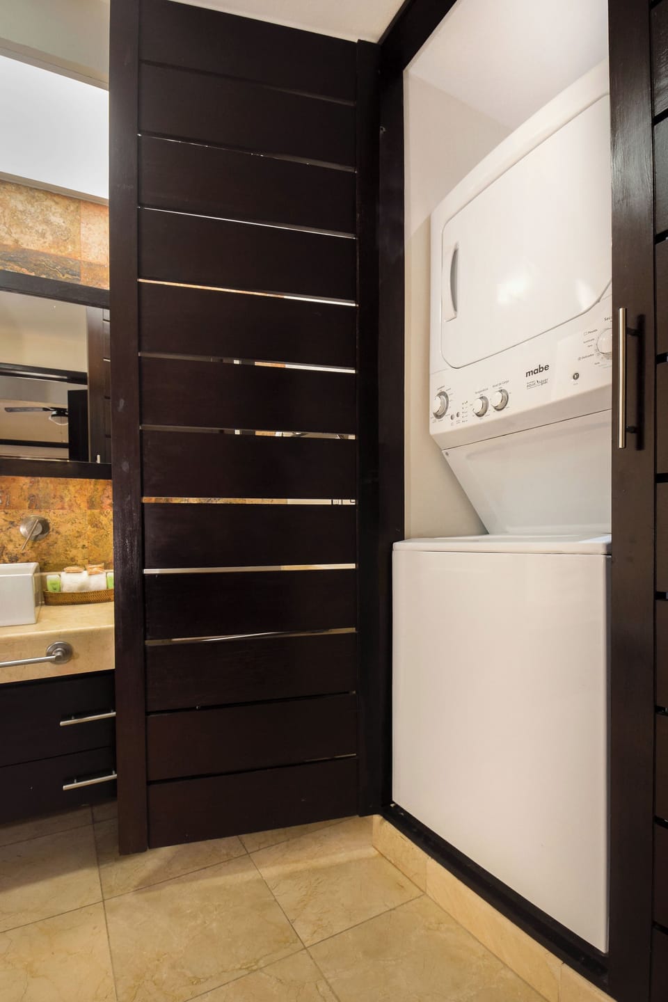 Tend to any laundry needs in our ensuite washer and dryer unit!