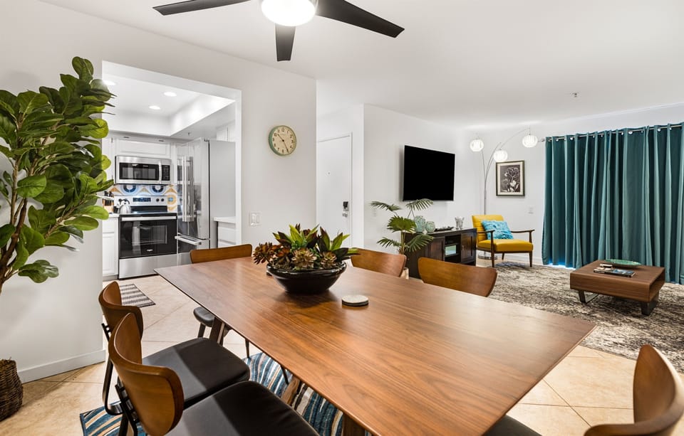 Open concept living space.
