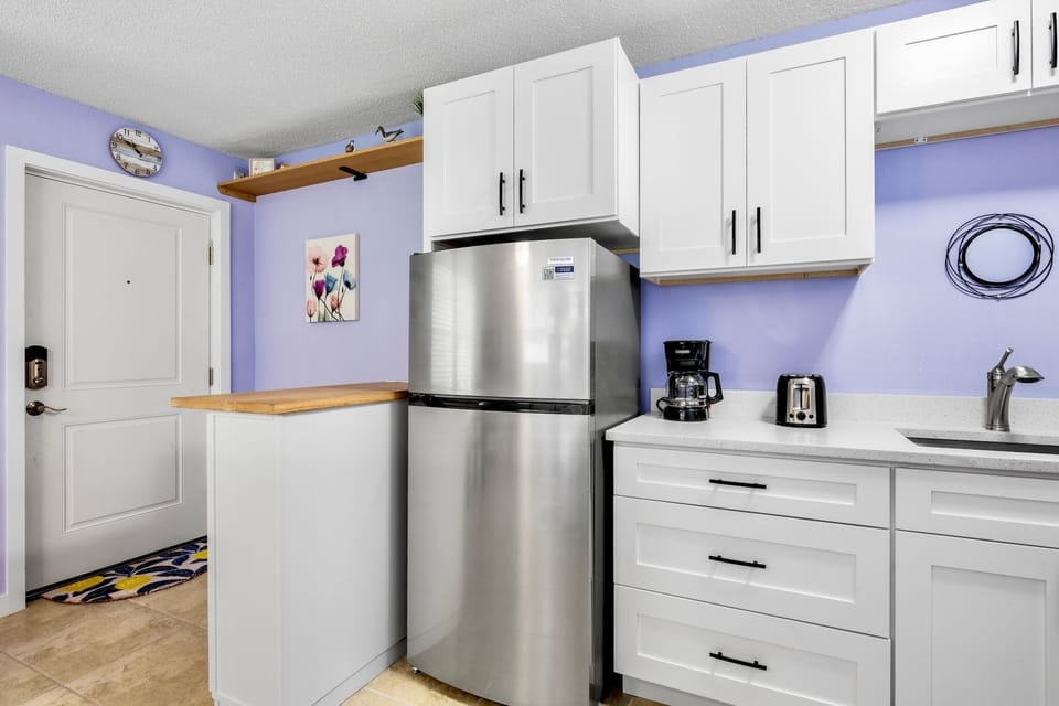 Bright kitchen with cooking essentials