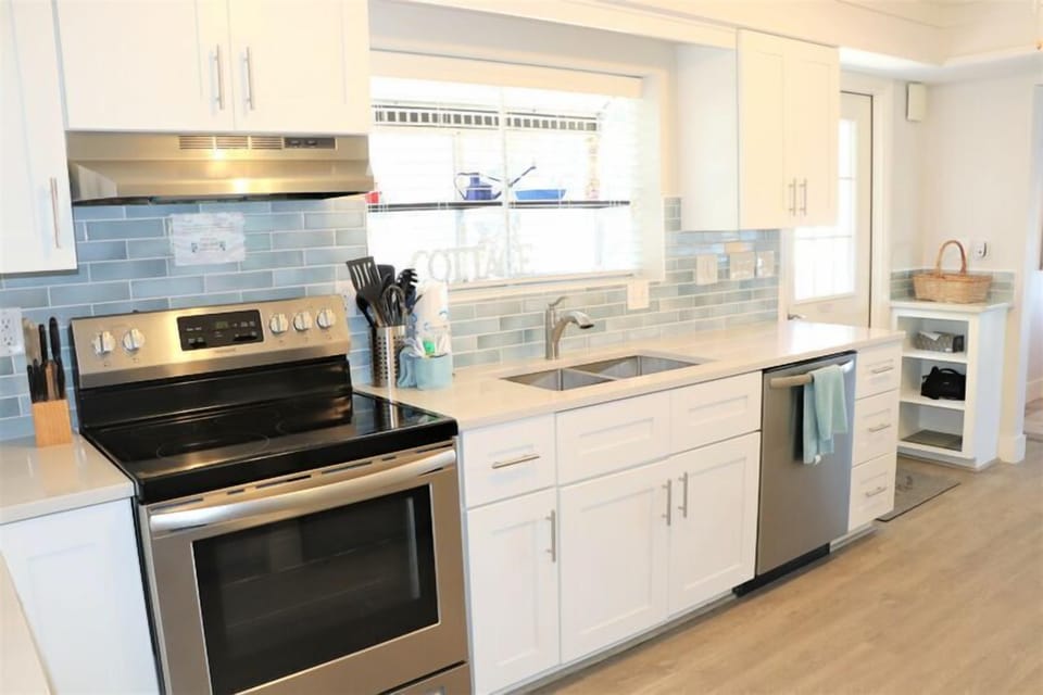 Modern kitchen with all appliances
