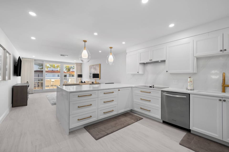 Wide open kitchen
