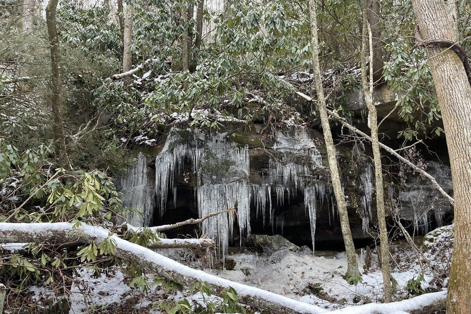 You'll encounter stunning caves as you hike in the area.