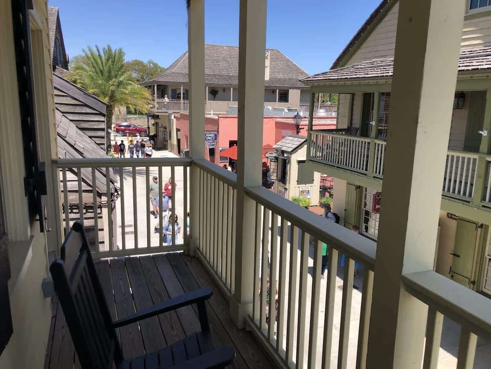 Balcony view of Old City Gates