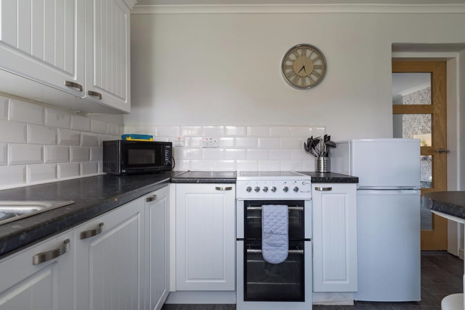 Microwave, oven, electric kettle