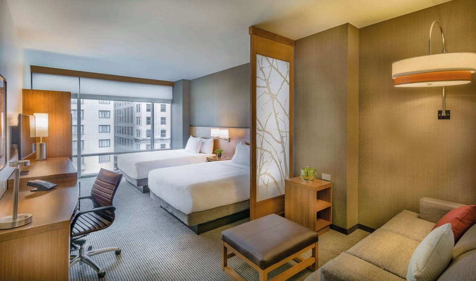 In-room safe, desk, laptop workspace, iron/ironing board