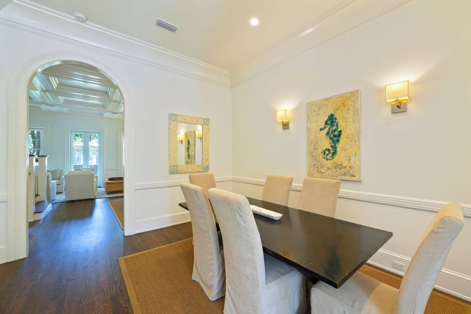DINING AREA WITH WET BAR & HALF BATH