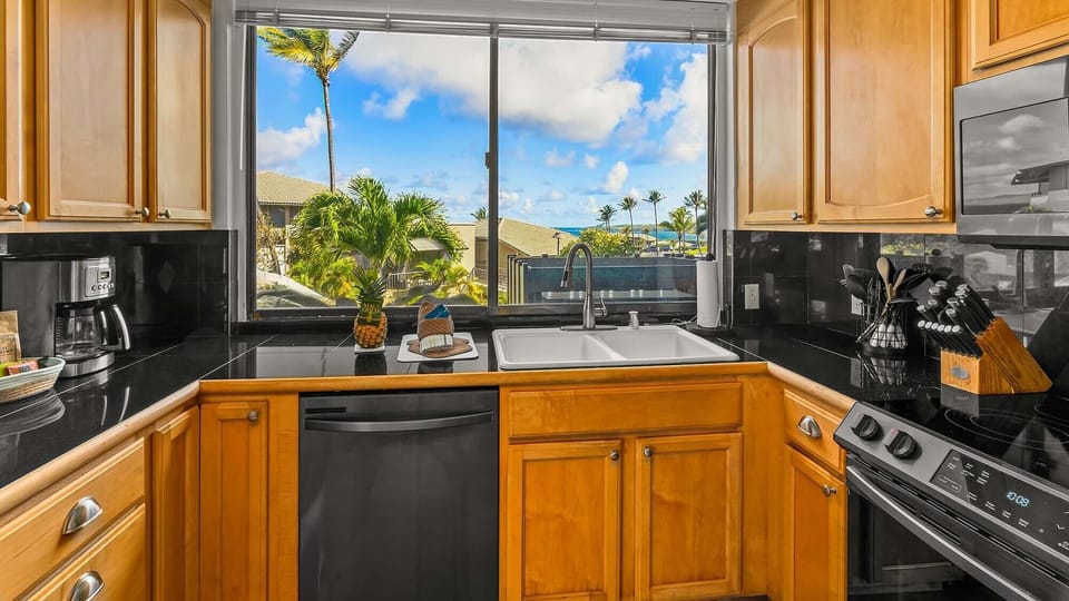 Kapalua Bay Villas #11G4 - Fully Equipped Kitchen - Parrish Maui