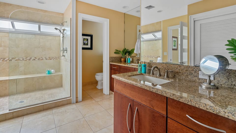 Kapalua Bay Villas #21G4 - Master Bedroom Suite Bath & Shower - Parrish Maui