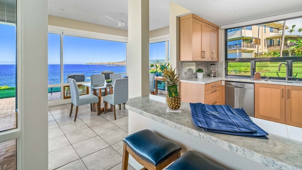 Kapalua Bay Villas #30G4 - Ocean View Kitchen - Parrish Maui
