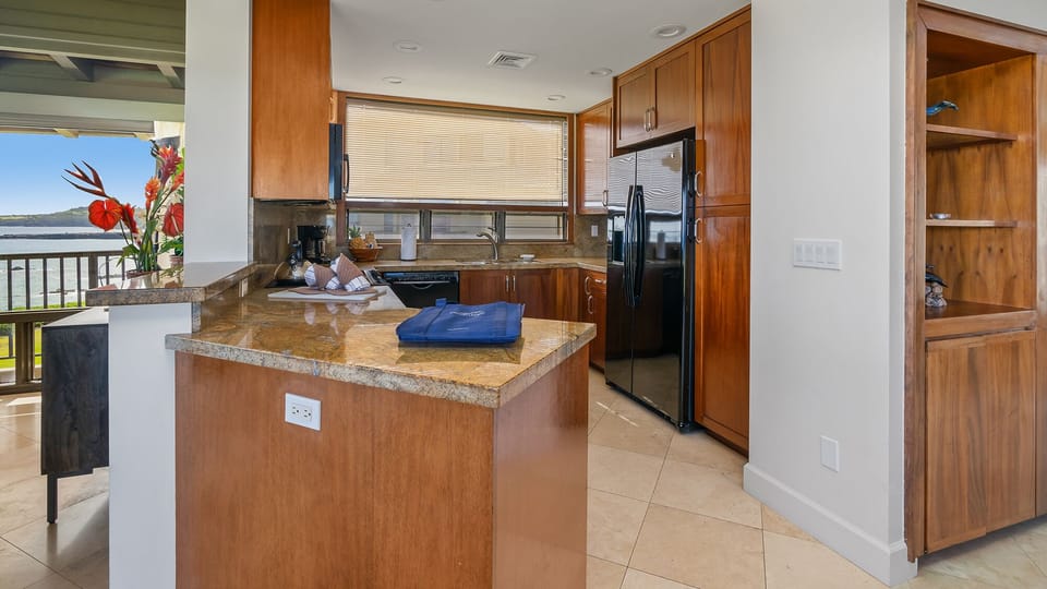 Kapalua Bay Villas #35B3 - Ocean View Kitchen - Parrish Maui