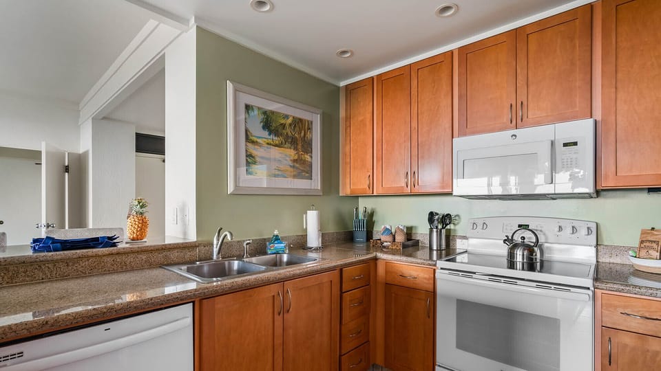 Kapalua Golf Villas #23V3 - Fully Equipped Kitchen -  Parrish Maui