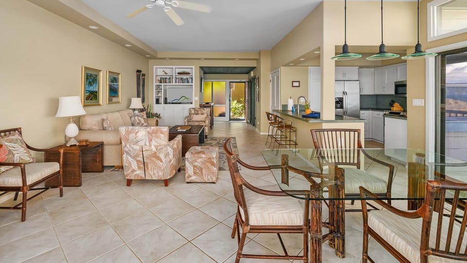 Kapalua Ridge Villas #1112 - Living Great Room - Parrish Maui