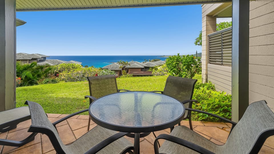 Kapalua Ridge Villas #1511 - Dining Lanai Ocean View - Parrish Maui