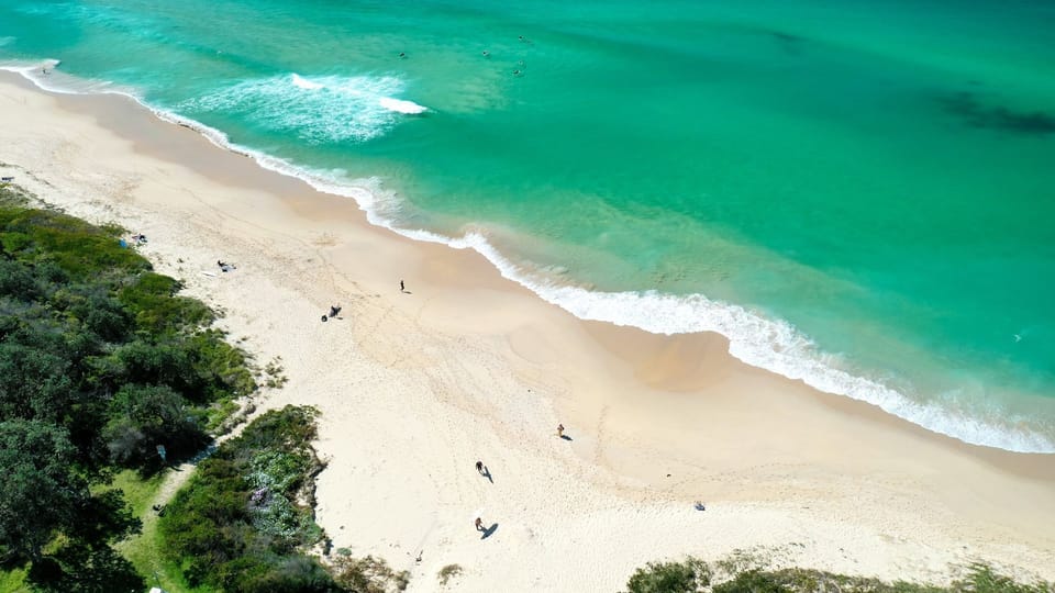 Ariel view Mollymook Beach 