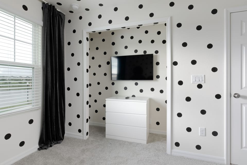 Non-stop fun awaits in this Mickey Mouse-themed suite with its own Smart TV.