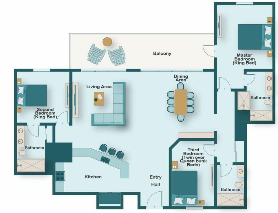 Floor plan for Aqua 902