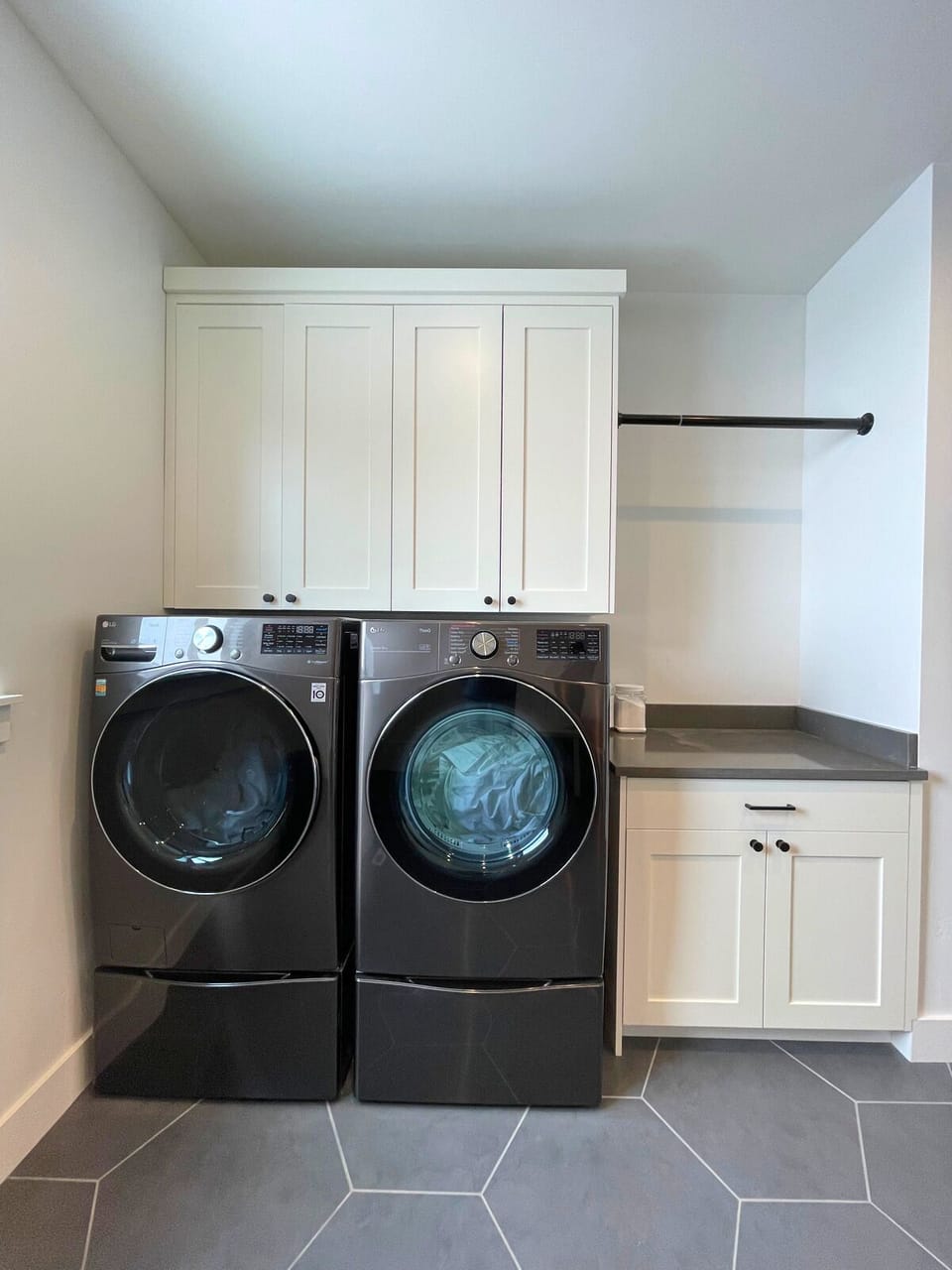 Washer & Dryer in Mudroom. Steam Iron & Ironing Board available.