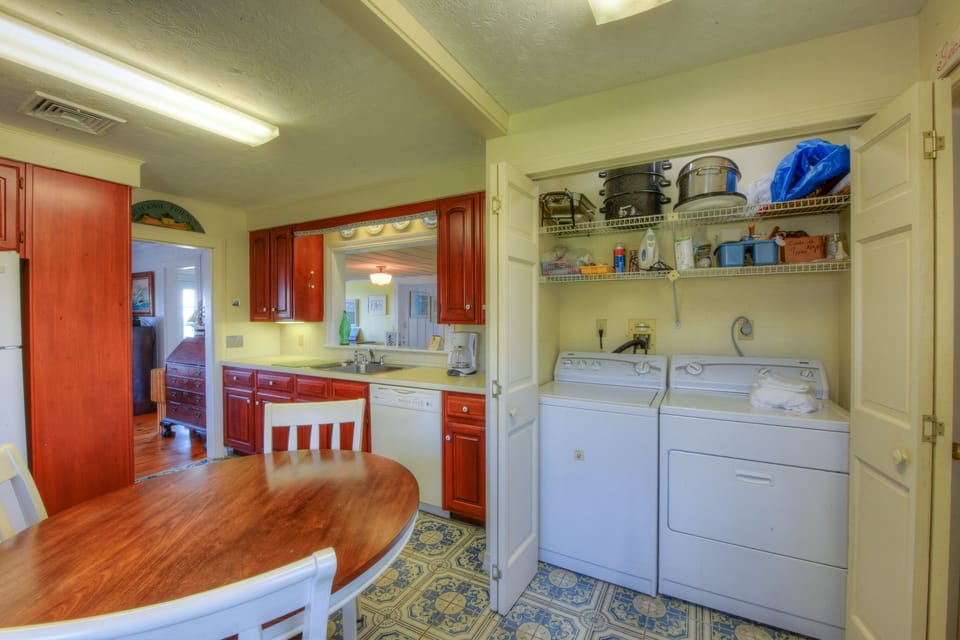 Laundry located on the first floor.