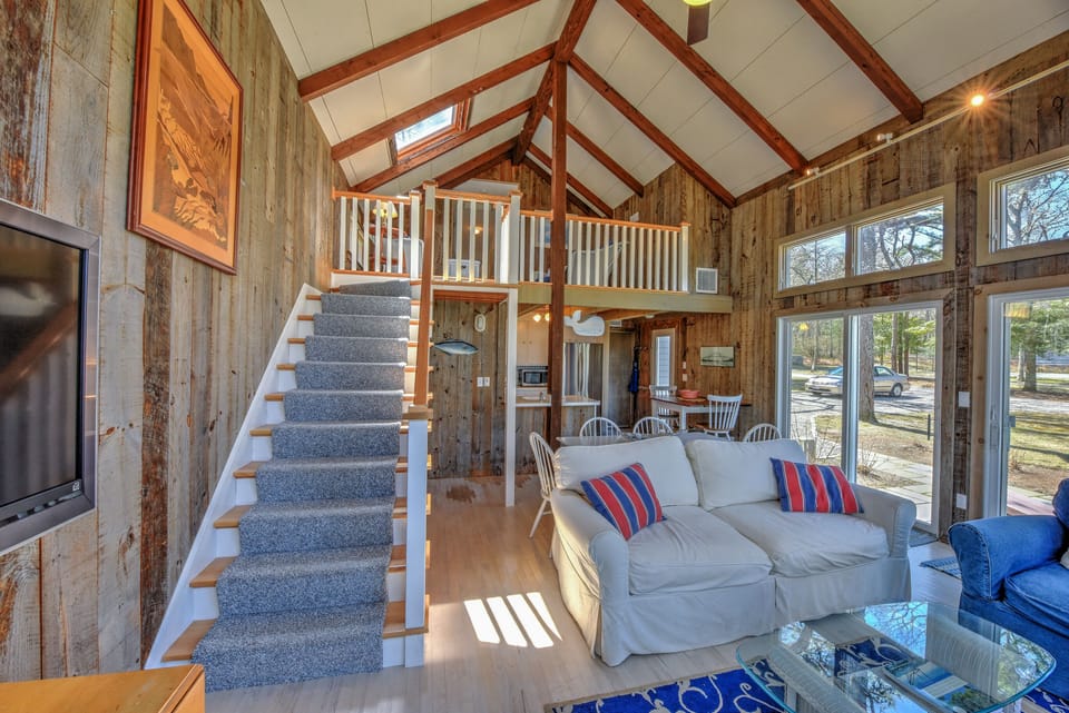 Welcome to 158 North Road, Pocasset - View from Living room of upstairs!