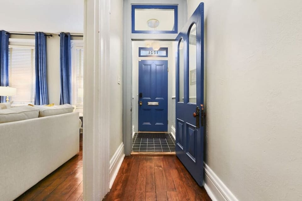 Welcome home! Keyless entry to your charming Victorian stay.