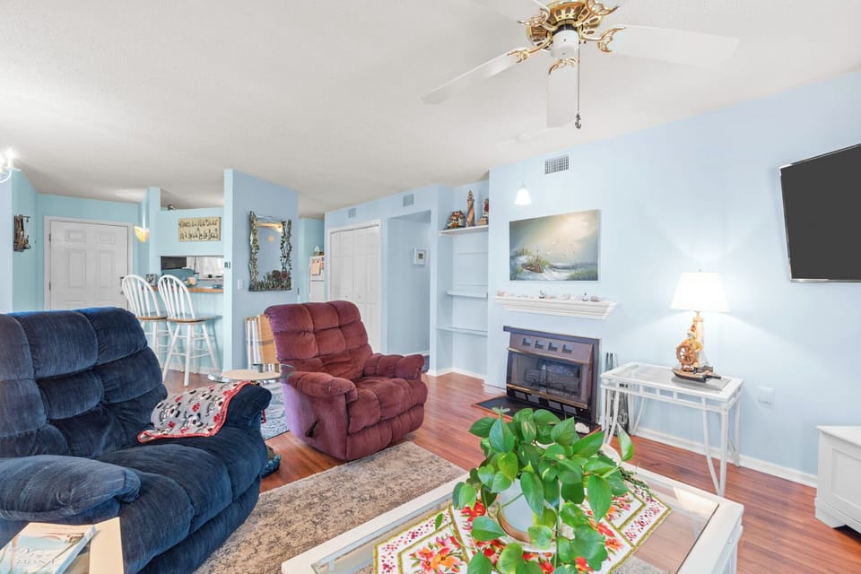 Living Area with Deck Access
