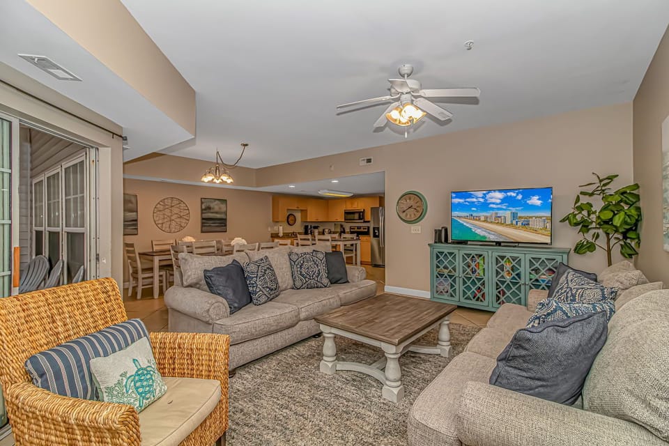 Main Living Space leads to the balcony