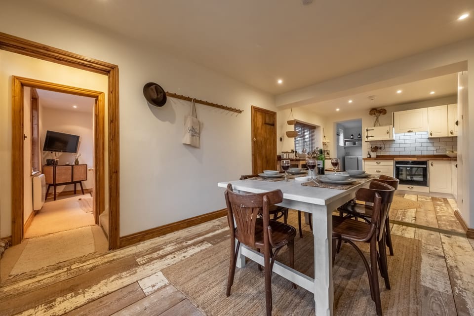 Ground floor: A high chair is available for young family members