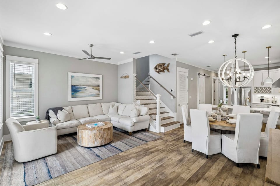 Cozy Up On the Oversized Sectional for a Movie Night!