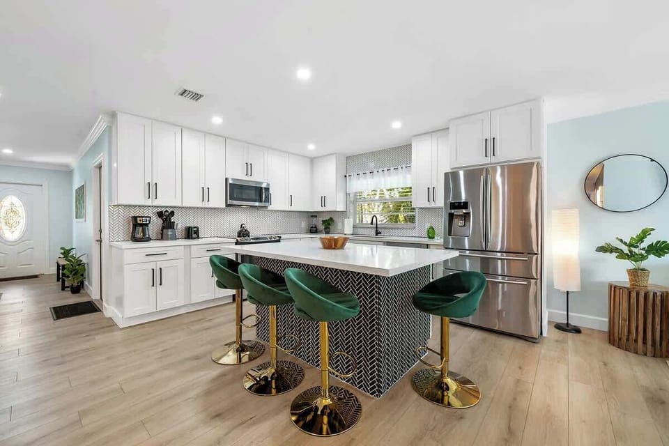 Beautiful, large kitchen fully appointed with everything you need for a home away from home