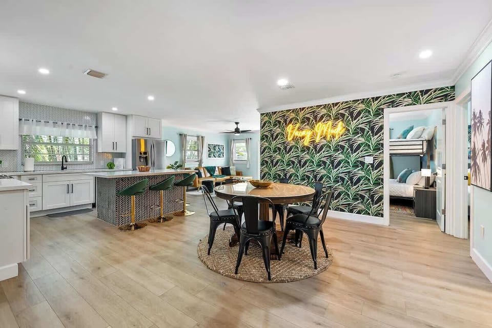 Open concept for socializing and memory making