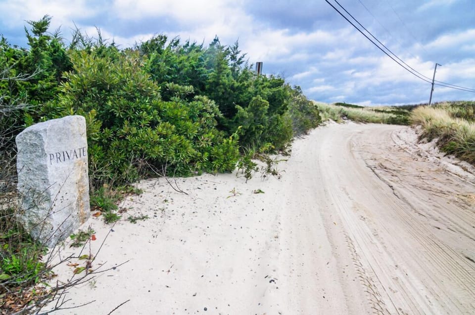 Sandy path to beach- 34 North Shore Boulevard Extension