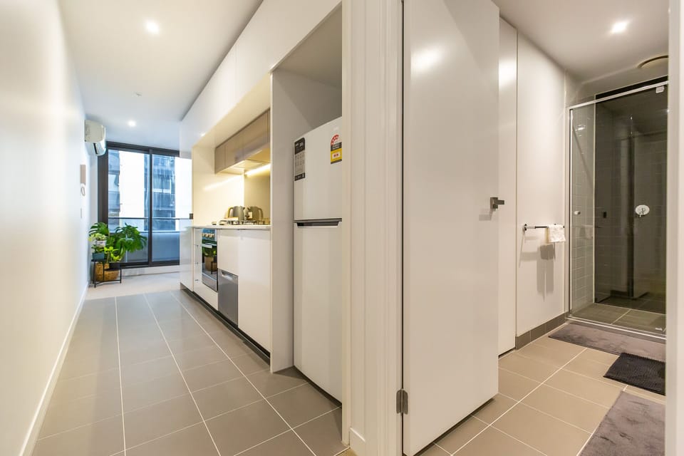 Fridge comes with complimentary drinks + snacks!