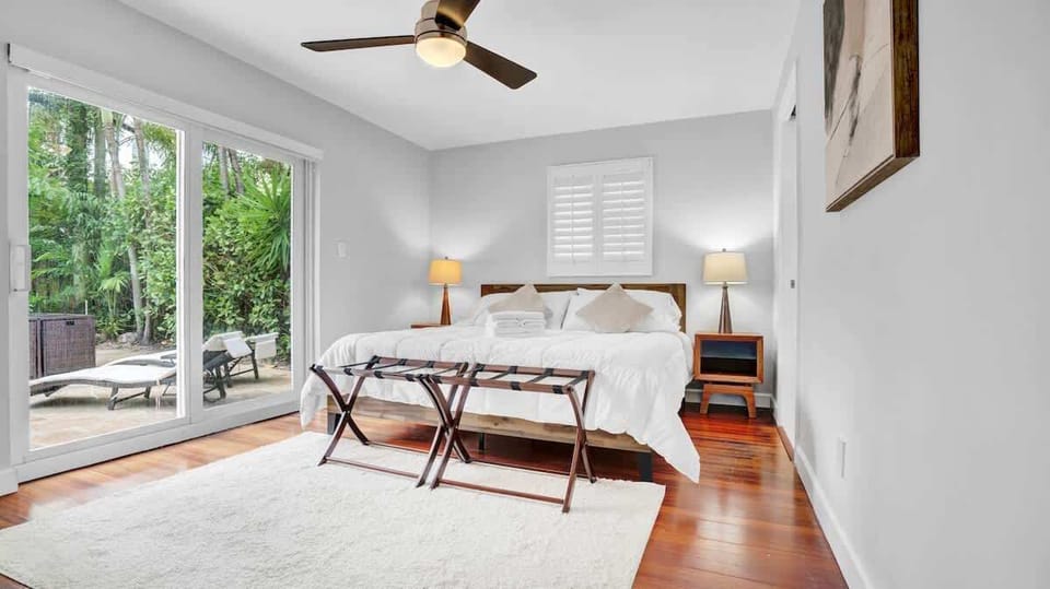 Master bedroom featuring a King size bed plus a smart TV