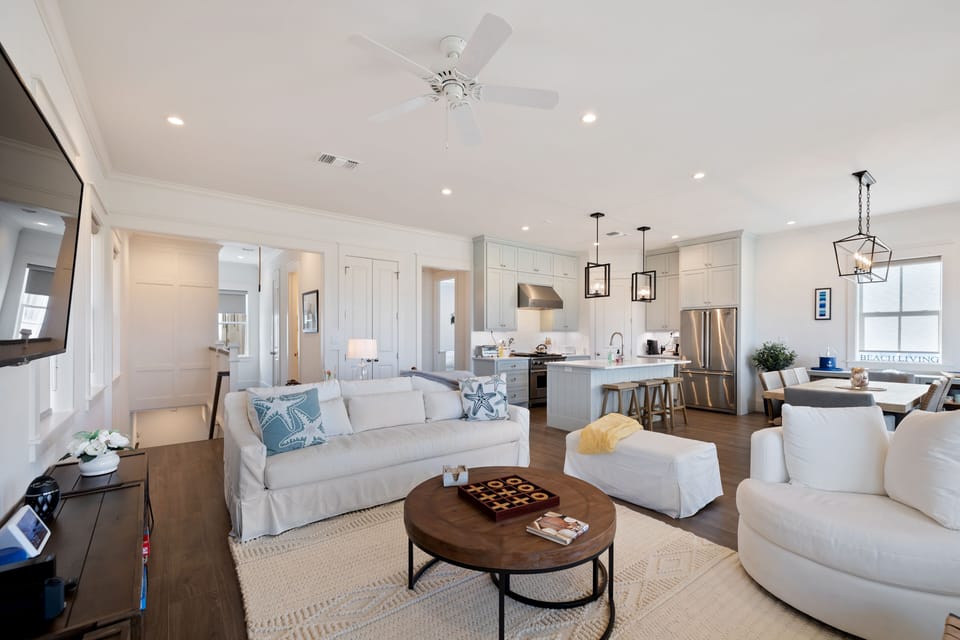 Spacious, Open Concept Living Area