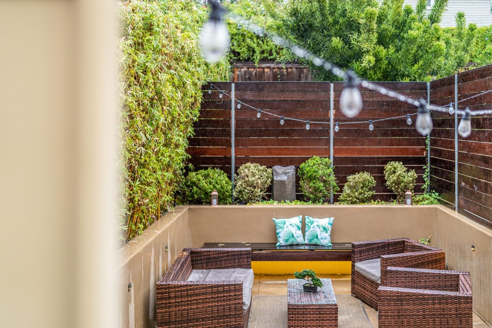 Private backyard 
