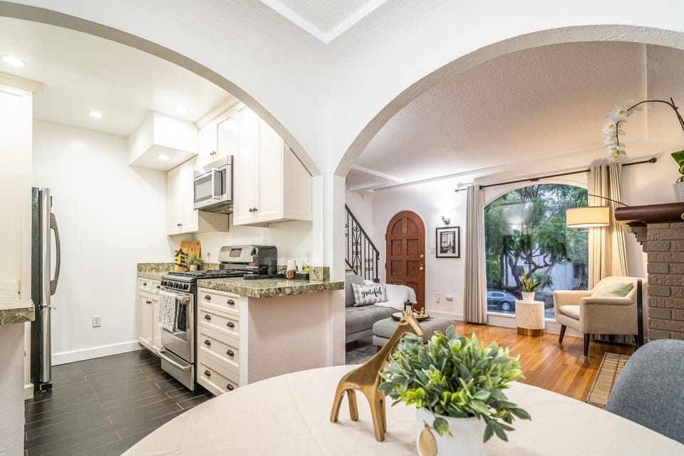 Kitchen and Living room