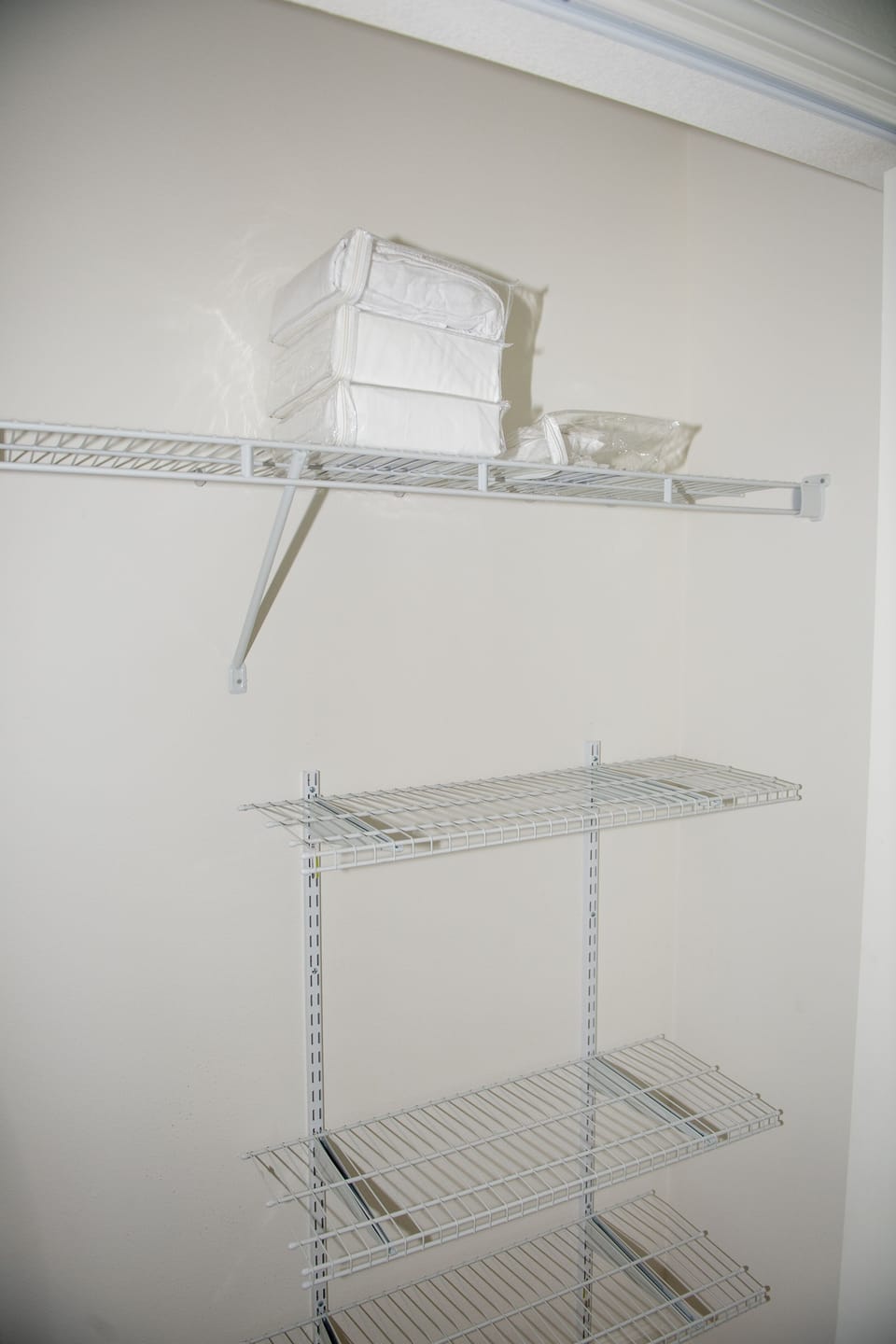 Closet organizer in Bedroom #2 & Bedroom #3.