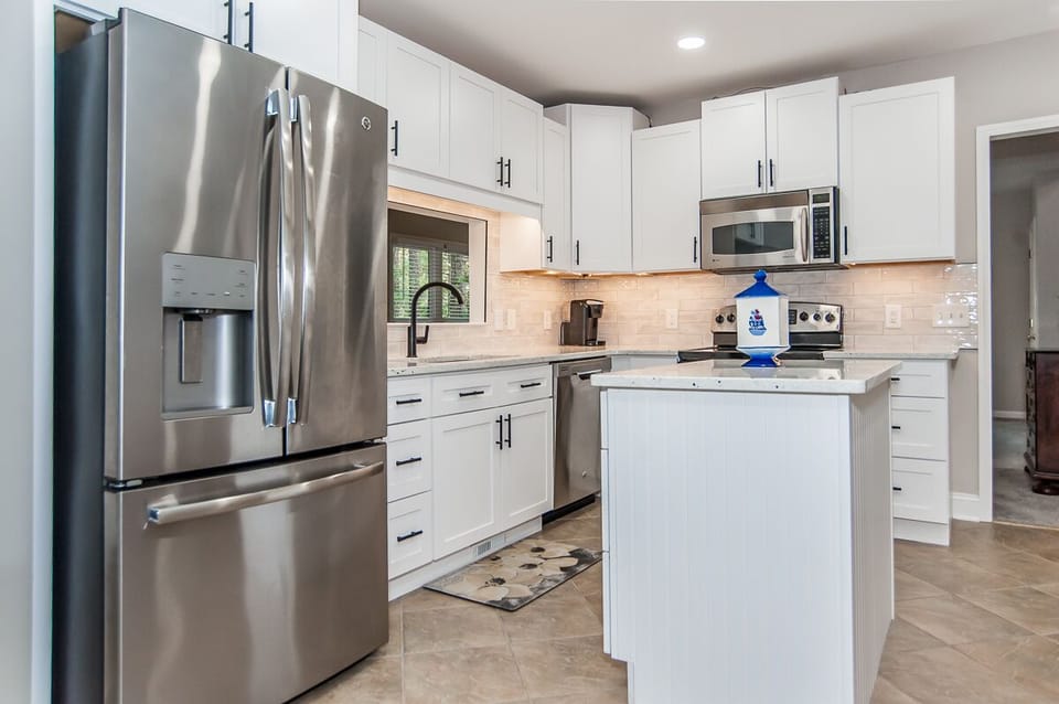 Fully stocked kitchen