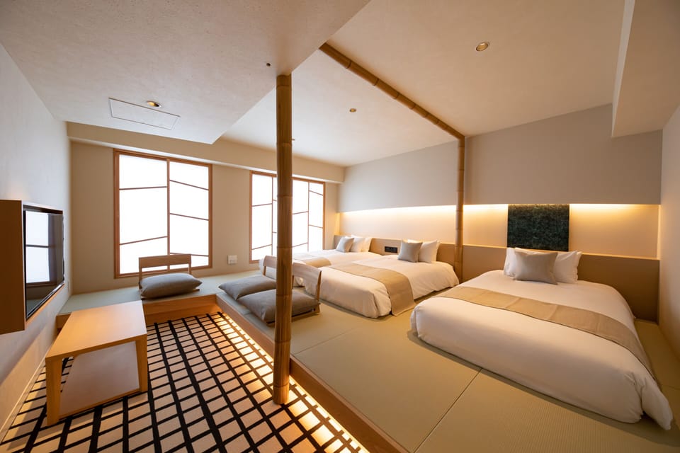 Japanese Triple Room, Non Smoking (Up to 3 pax for above 6 years old) | Down comforters, cribs/infant beds, free WiFi, bed sheets